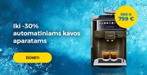 up to -30% for automatic coffee machines