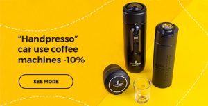 “Handpresso” coffee machines -10%