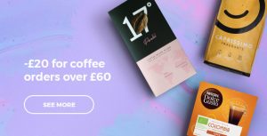 -20 pounds off all coffee