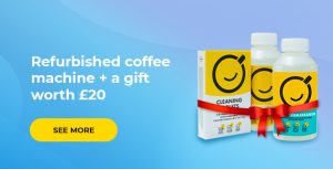 Refurbished coffee machine + a gift worth £20