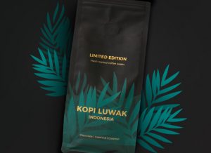 Single origin coffee beans "Indonesia Kopi Luwak", 250 g