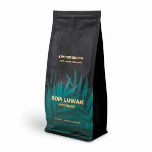 Single origin coffee beans "Indonesia Kopi Luwak", 250 g