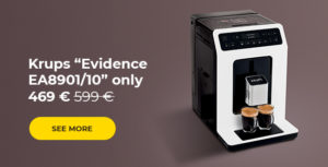 Coffee machine Krups “Evidence EA8901/10” only 469