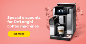 Special discounts for De'Longhi coffee machines