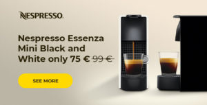 Nespresso Essenza Mini Black and White only 75 €
