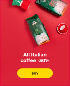 All Italian coffee -30%