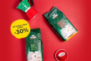 All Italian-style coffee -30%