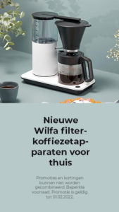 Nieuwe Wilfa filterkoffiezetapparaten voor thuis