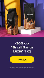 -30% op "Brazil Santa Luzia" 1 kg