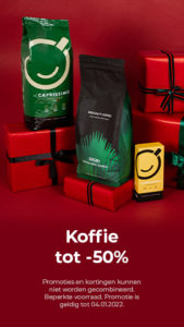 Koffie tot -50%