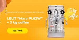 Buy LELIT “Mara PL62W” coffee machine and get 3 kg of coffee as a gift!