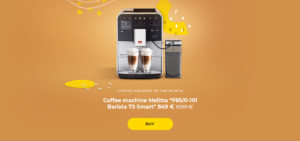 Coffee machine Melitta “F85/0-101 Barista TS Smart” 859 €
