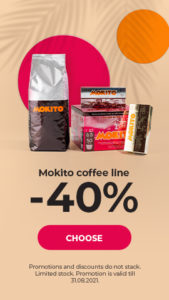 Mokito coffee line -40%