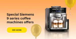 Special Siemens 9 series coffee machines offers