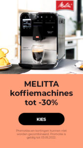 MELITTA koffiemachines tot -30%