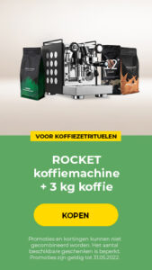 ROCKET koffiemachine + 3 kg koffie