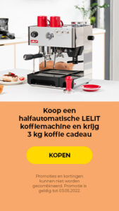 LELIT koffiemachine + 3 kg koffie