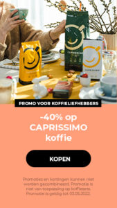 Tot -40% op alle koffie!
