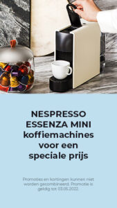 NESPRESSO ESSENZA MINI koffiemachines voor een speciale prijs