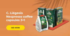 C. Liégeois Nespresso coffee capsules 3+1