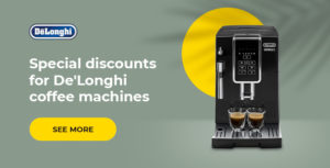 Special discounts for De'Longhi coffee machines