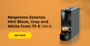 Nespresso Essenza Mini Black, Grey and White from 73 € 109 €