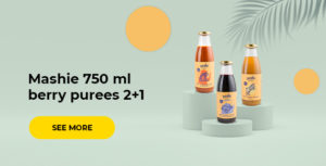 Mashie 750 ml berry purees 2+1