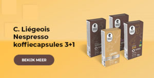 C. Liégeois Nespresso koffiecapsules 3+1
