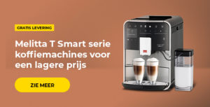 Melitta T Smart serie koffiemachines voor een lagere prijs