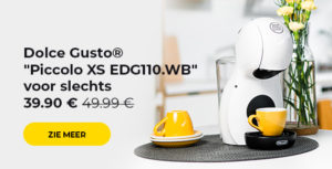 Dolce Gusto® "Piccolo XS EDG110.WB" voor slechts 39.90 € 49.99 €