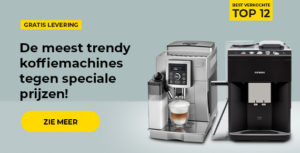 De meest trendy koffiemachines tegen speciale prijzen!