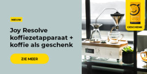 Joy Resolve koffiezetapparaat + koffie als geschenk