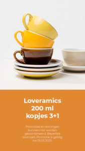 Loveramics 200 ml cups 3+1
