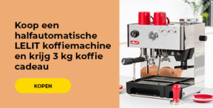 LELIT koffiemachine + 3 kg koffie