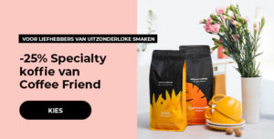 -25% Specialty koffie van Coffee Friend