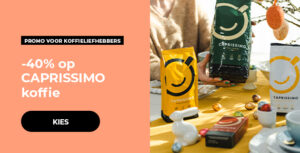 -40% op CAPRISSIMO koffie