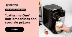 Een speciale prijs voor "Latissima One" capsule koffiemachines