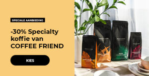 -30% Specialty koffie van COFFEE FRIEND