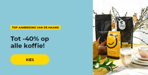 Tot -40% op alle koffie!