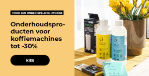 Onderhoudsproducten voor koffiemachines tot -30%