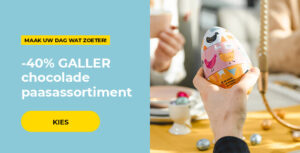 -40% GALLER chocolade paasassortiment