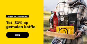 Tot -30% op gemalen koffie