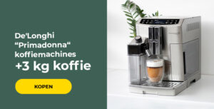 De'Longhi "Primadonna" koffiemachines + 3 kg koffie