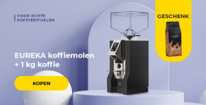 EUREKA koffiemolen + 1 kg koffie