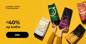 Tot -40% op koffie