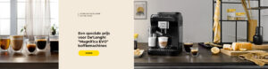 Een speciale prijs voor De'Longhi "Magnifica EVO" koffiemachines