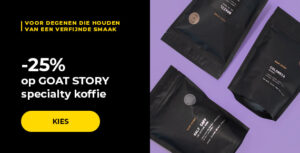 -25% op GOAT STORY specialty koffie