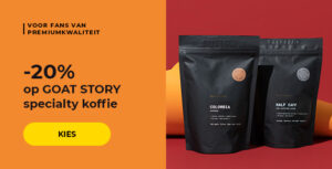 -20% op GOAT STORY specialty koffie