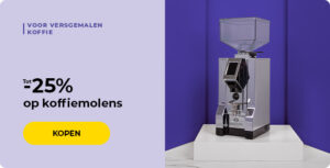 Tot -25% op koffiemolens