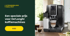 Een speciale prijs voor De'Longhi koffiemachines